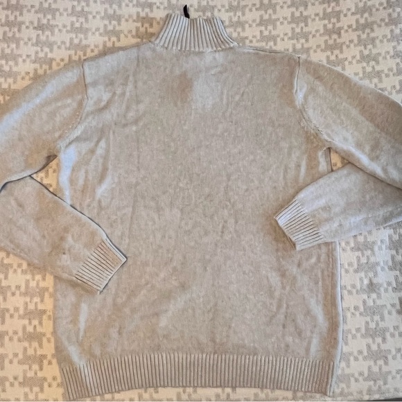 Rodd & Gunn Merrick Bay Quarter-Zip Sweater Sz Medium in Natural - Picture 4 of 4